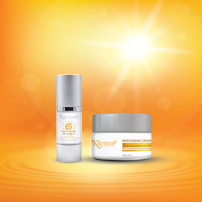 Klemor Moisturizing Cream and Sunscreen Combo