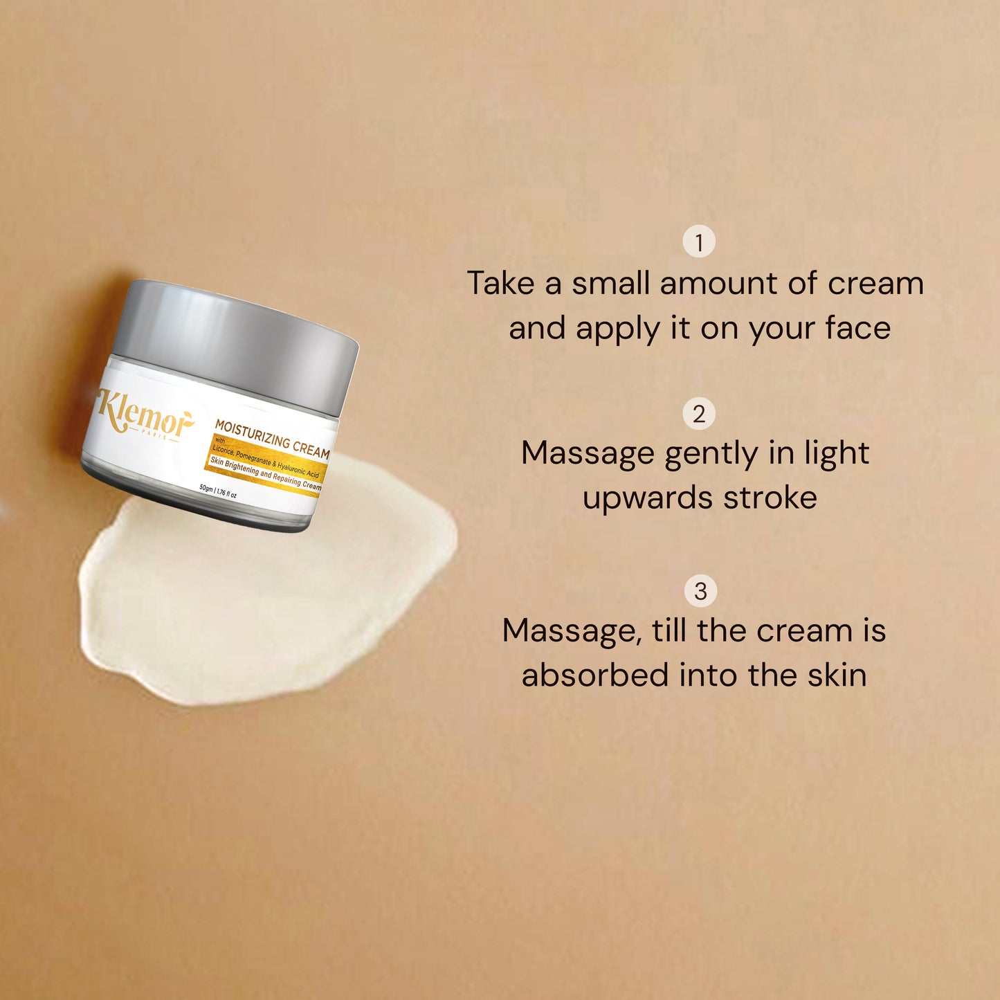 Klemor Moisturizing Cream and Sunscreen Combo